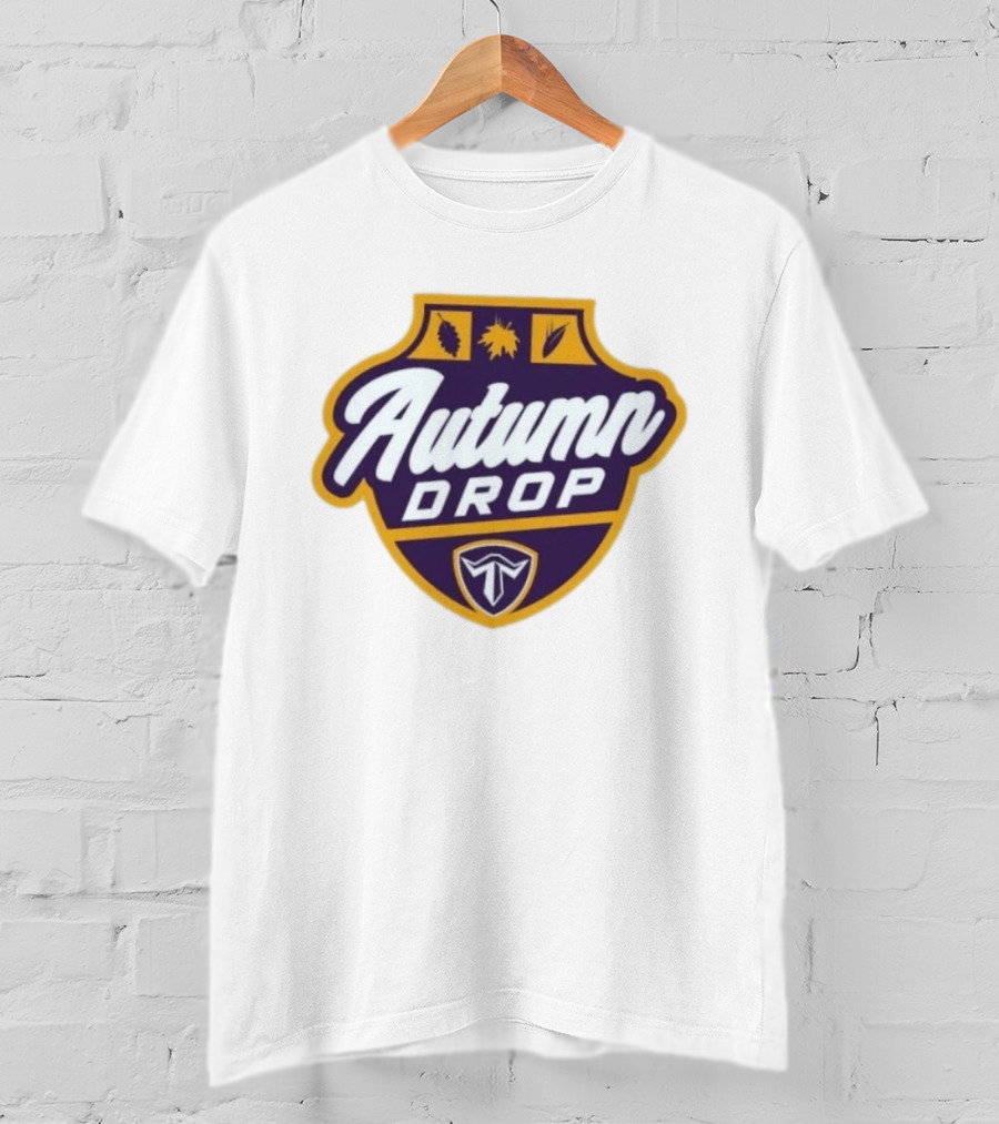 Autumn Drop 2026 Fall Seasonal Leaf And Shield T-Shirt