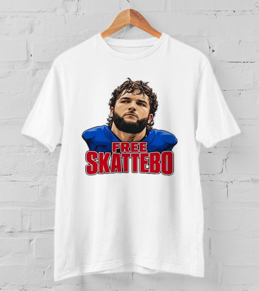New York Giants Number 44 Cameron Skattebo Free Skattebo T-Shirt