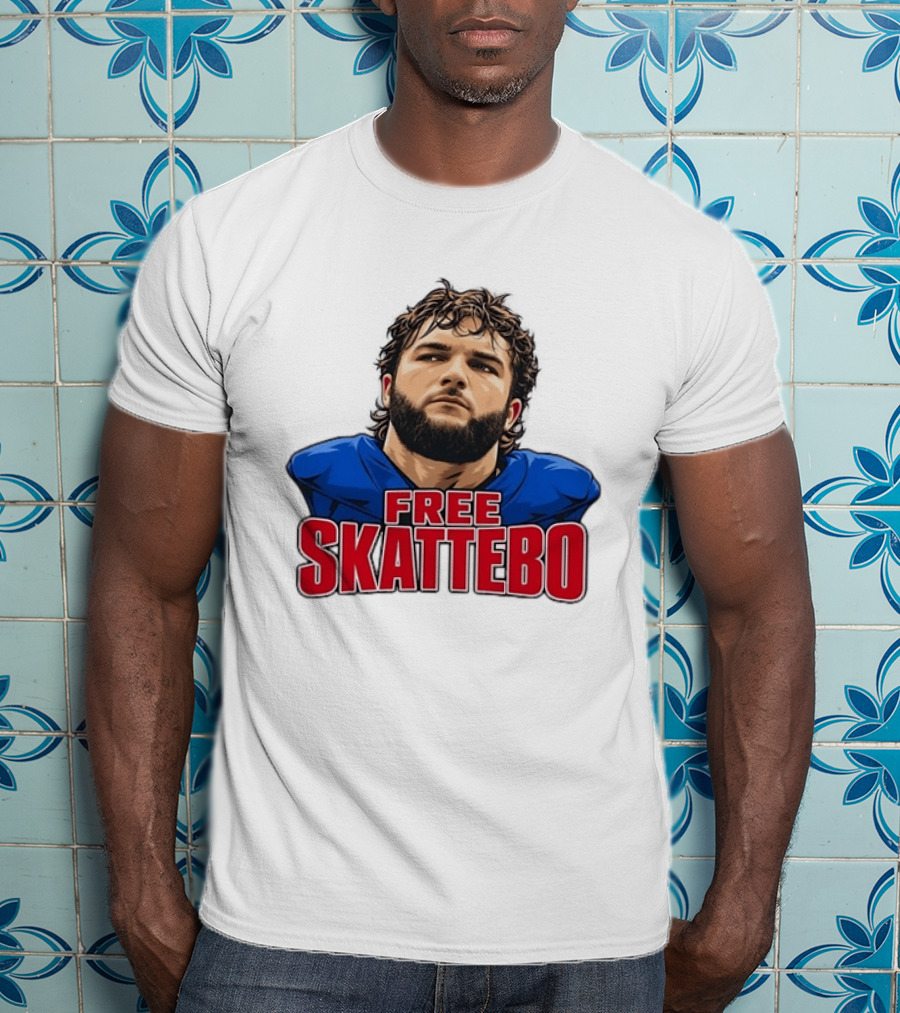 New York Giants Number 44 Cameron Skattebo Free Skattebo T-Shirt