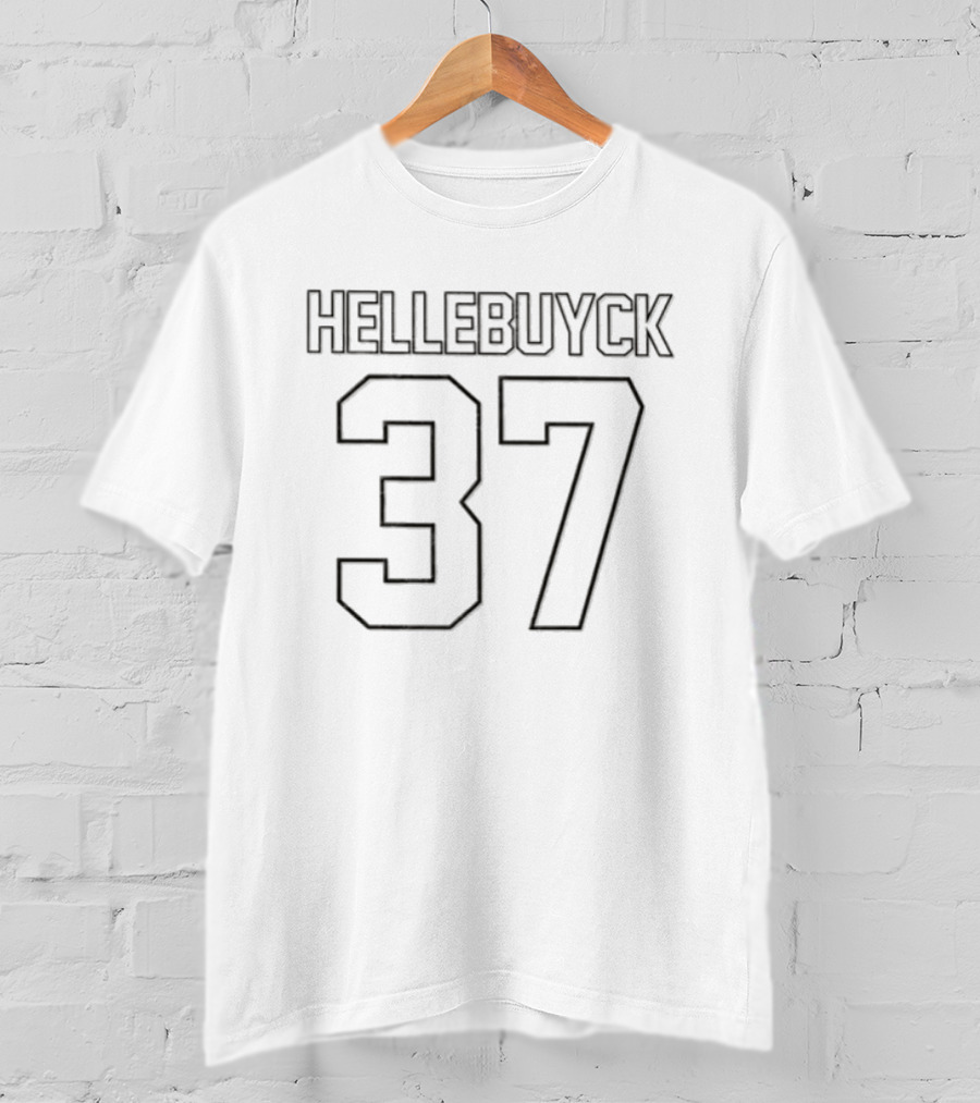 Connor Hellebuyck #37 New Jersey Devils Hockey T-Shirt