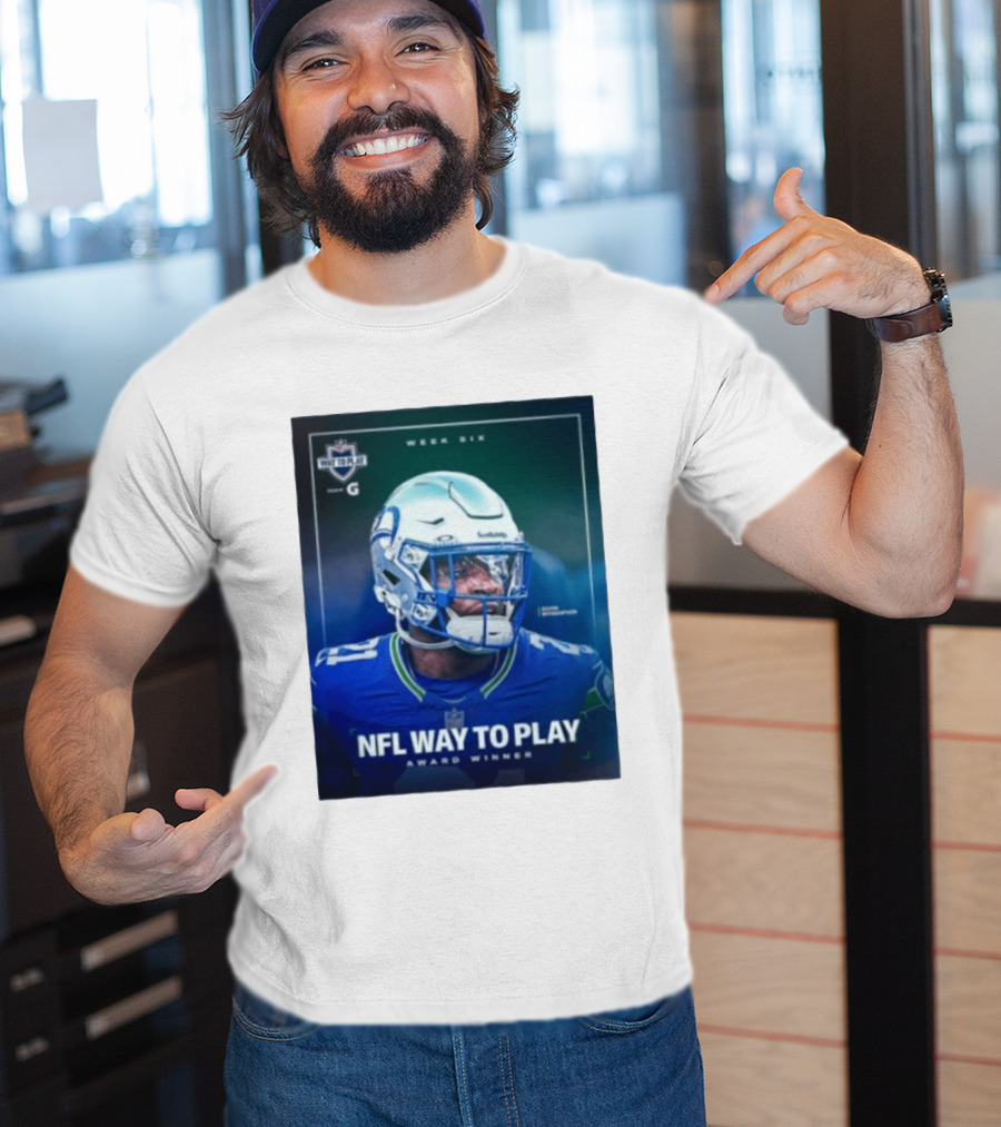 NFL Way To Play Devon Witherspoon Seattle Seahawks Week Six Award Winner T-Shirt