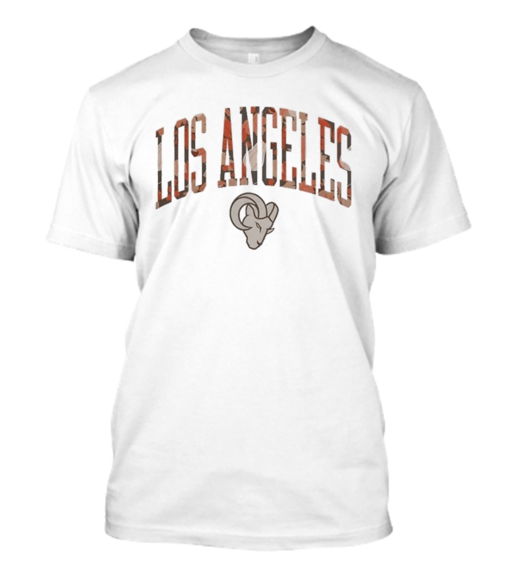 Los Angeles Rams Halloween 2026 Wordmark Football T-Shirt