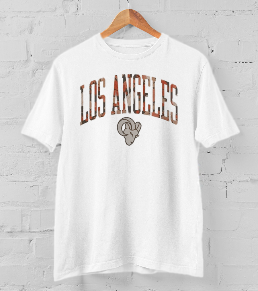 Los Angeles Rams Halloween 2026 Wordmark Football T-Shirt