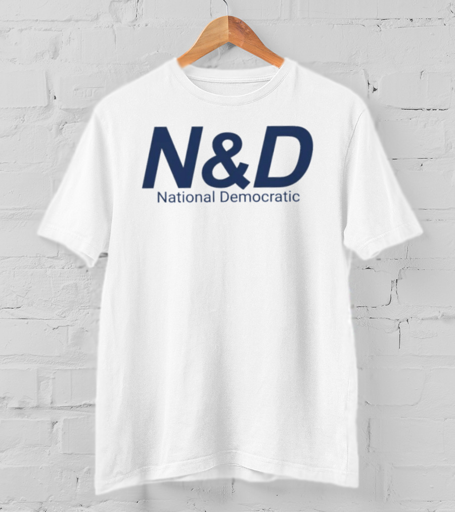 N&D National Democratic Political Party T-Shirt