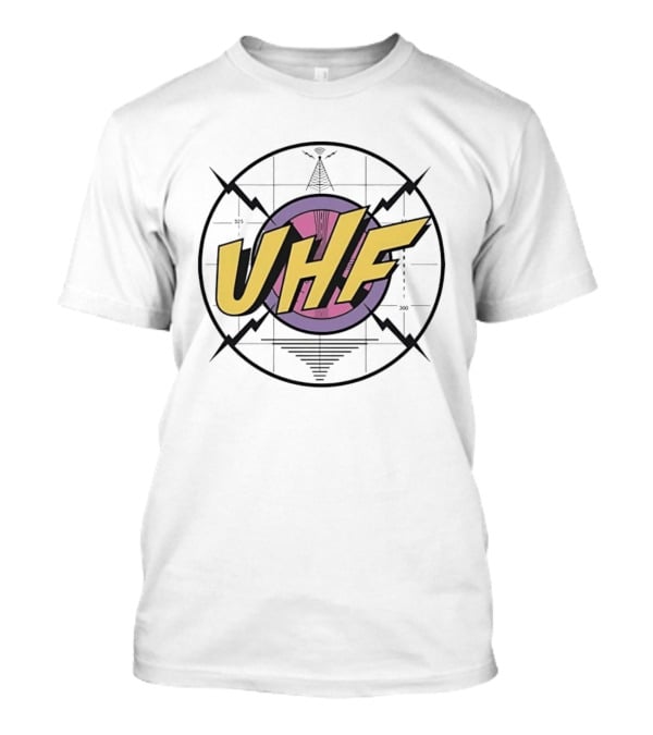 UHF Television Broadcast Signal Vintage Test T-Shirt 