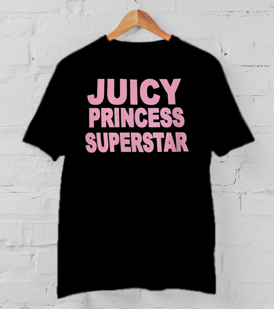 Juicy Princess Superstar Y2K Fashion Aesthetic T-Shirt