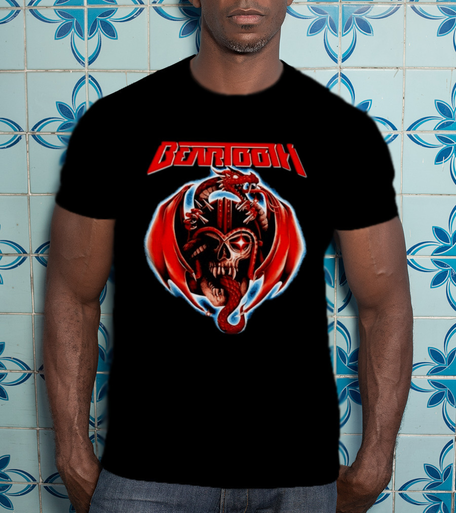 Beartooth Dragon Skull Metalcore Band Image T-Shirt