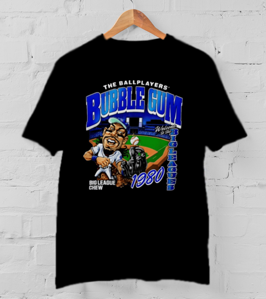 The Ballplayers Bubble Gum Welcome To The Big Leagues 1980 Big League Chew T-Shirt