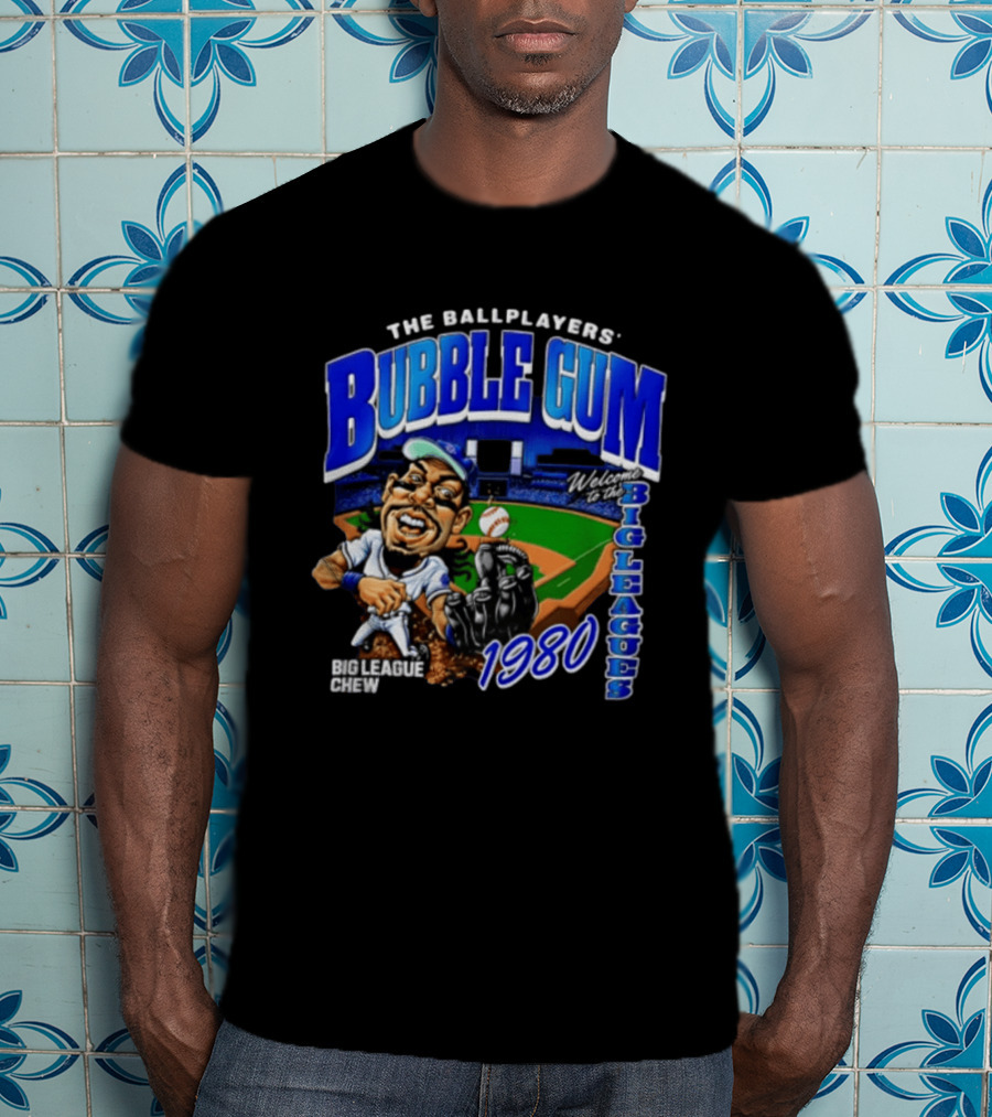The Ballplayers Bubble Gum Welcome To The Big Leagues 1980 Big League Chew T-Shirt