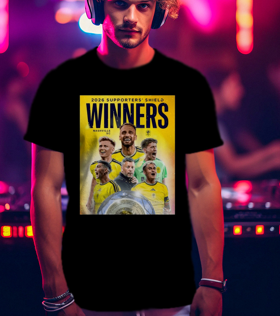 2026 Supporters' Shield Winners Nashville SC T-Shirt
