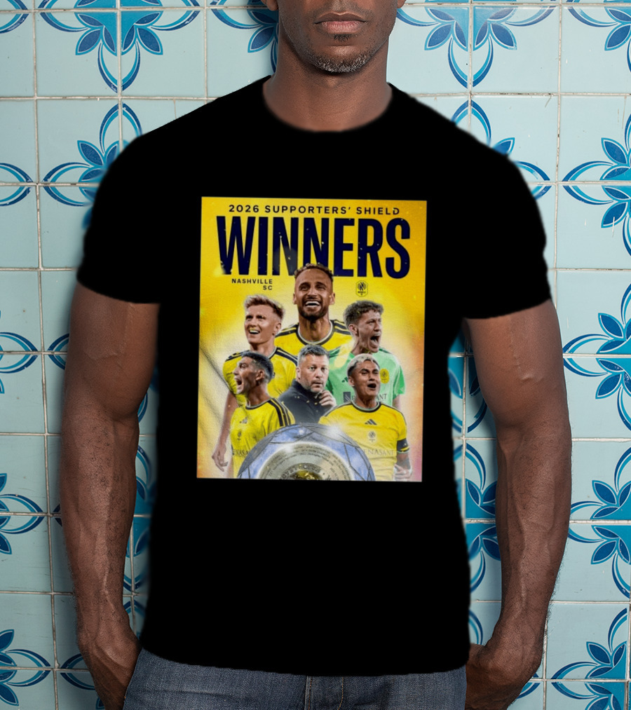 2026 Supporters' Shield Winners Nashville SC T-Shirt