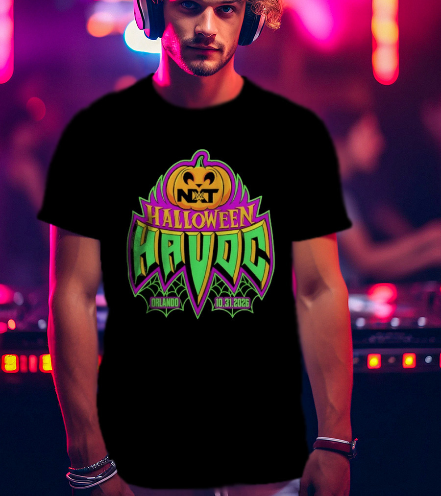 NXT Halloween Havoc Orlando 10.31.2026 WWE Wrestling T-Shirt