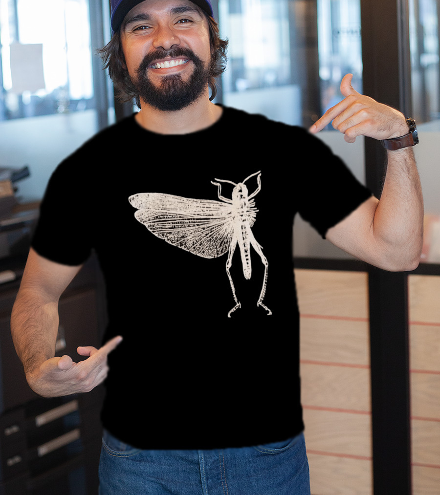 Detailed Grasshopper Insect Nature Entomology T-Shirt