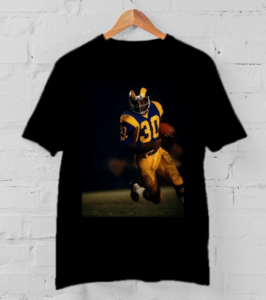 Remembering Lawrence McCutcheon 1950 2026 Los Angeles Rams Legend Number 30 T-Shirt