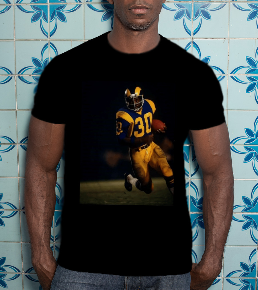 Remembering Lawrence McCutcheon 1950 2026 Los Angeles Rams Legend Number 30 T-Shirt