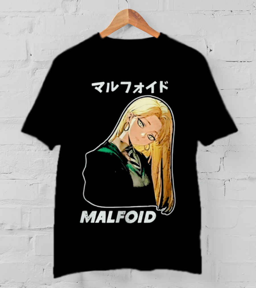 Malfoid Draco Malfoy Anime Slytherin T-Shirt