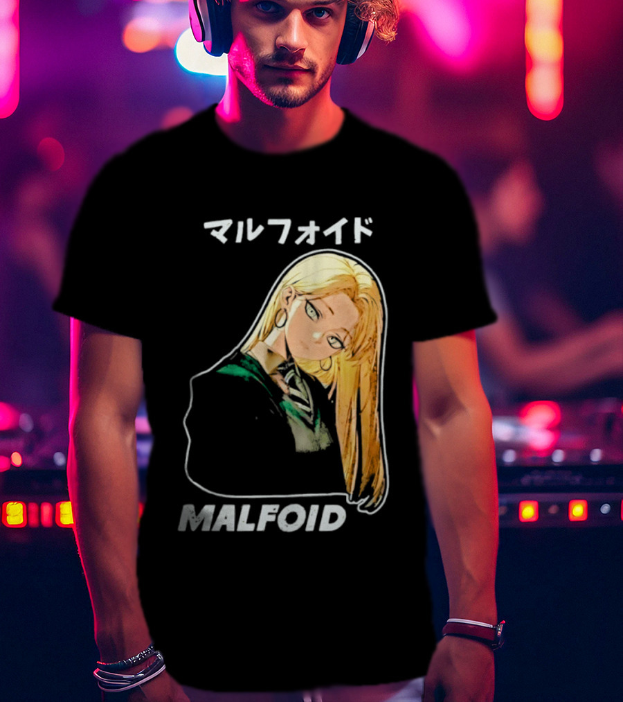 Malfoid Draco Malfoy Anime Slytherin T-Shirt