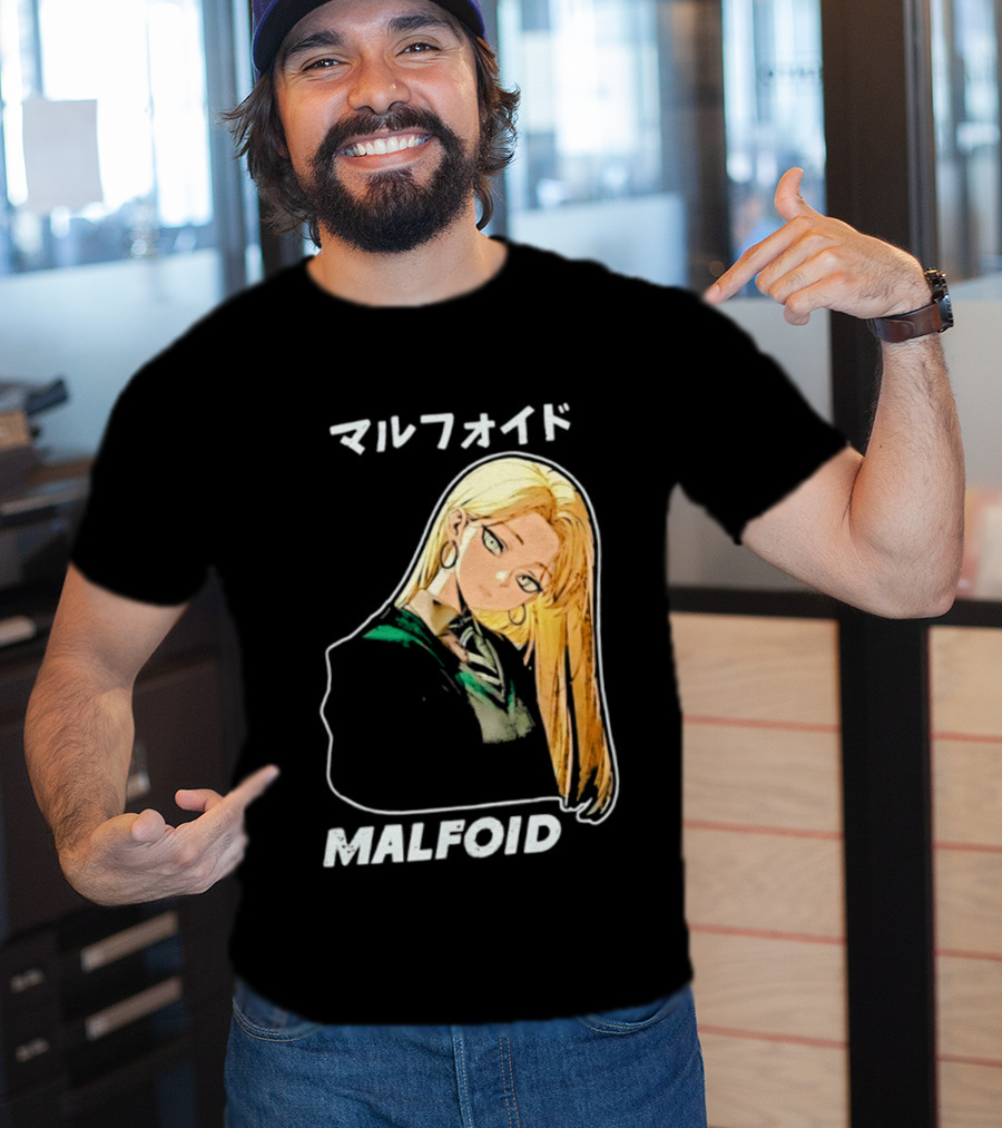 Malfoid Draco Malfoy Anime Slytherin T-Shirt
