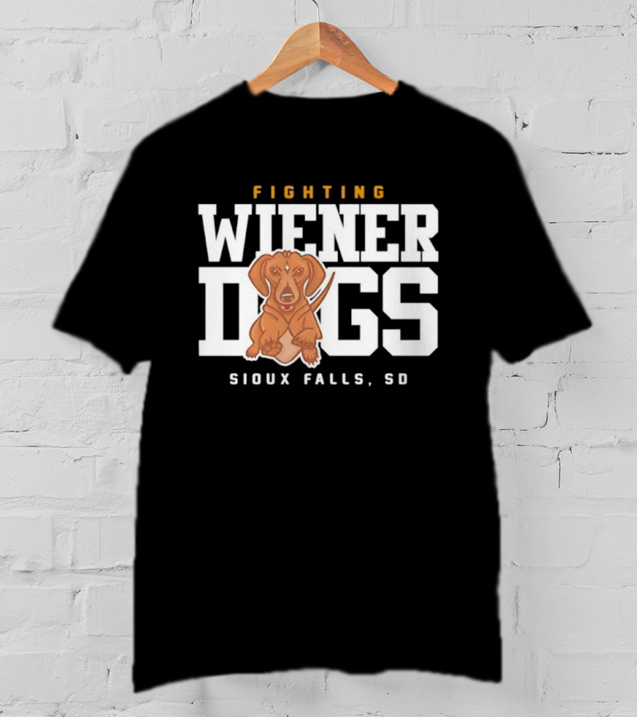 Fighting Wiener Dogs Sioux Falls SD Dachshund T-Shirt