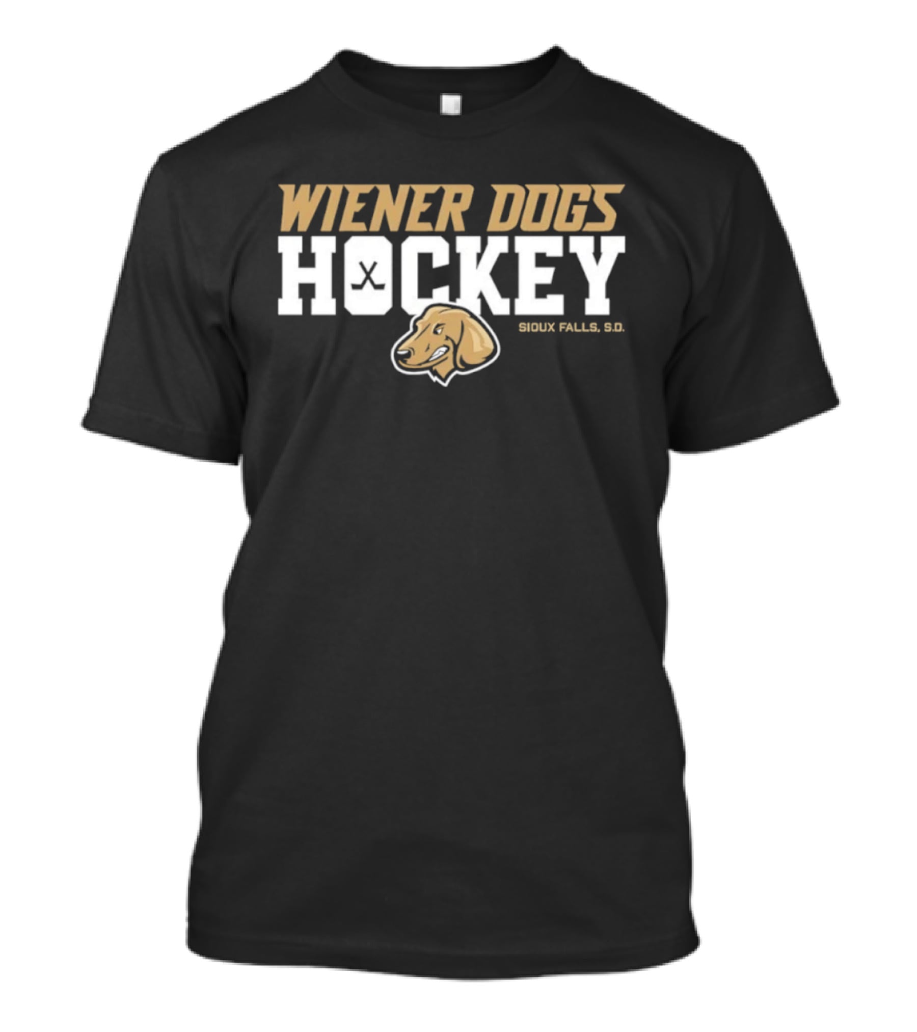 Wiener Dogs Hockey Sioux Falls S.D. Dachshund T-Shirt