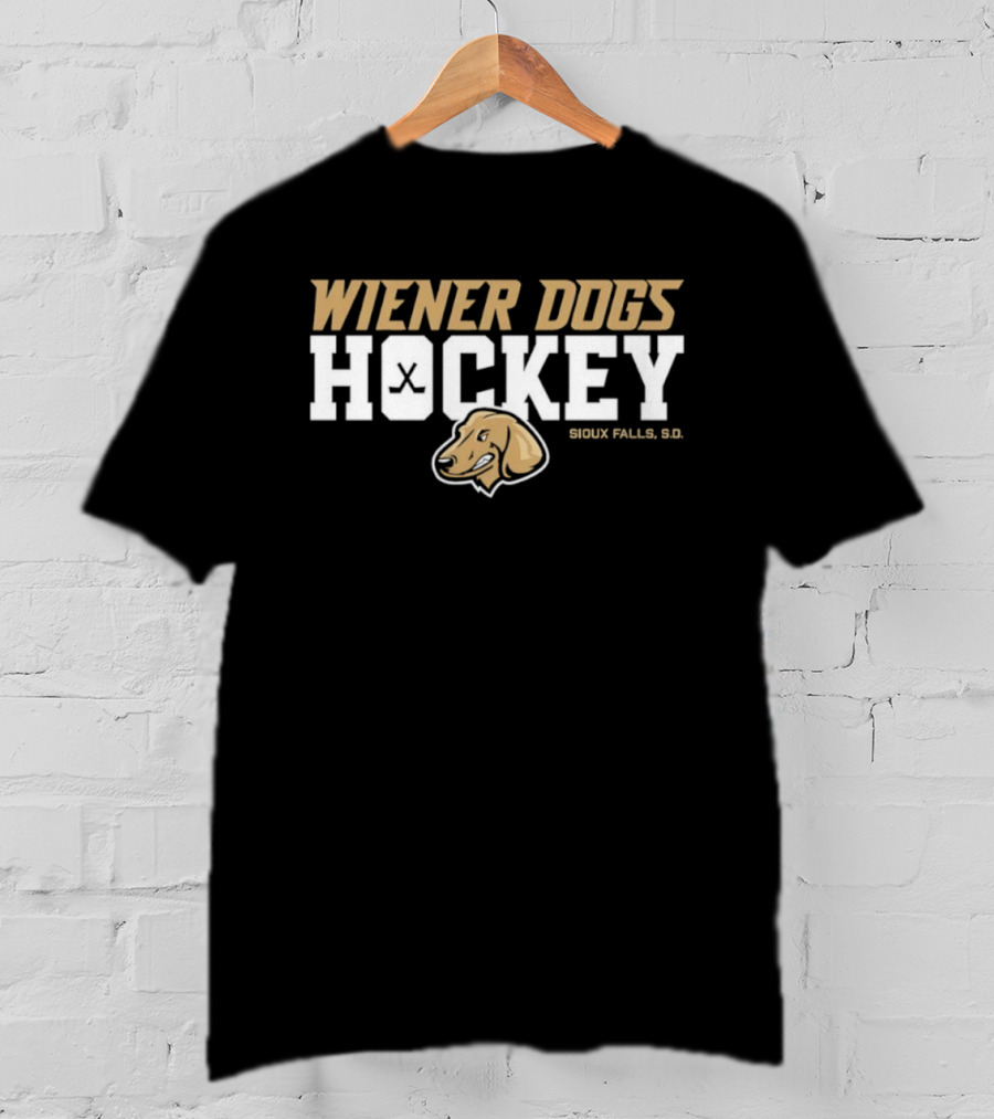 Wiener Dogs Hockey Sioux Falls S.D. Dachshund T-Shirt