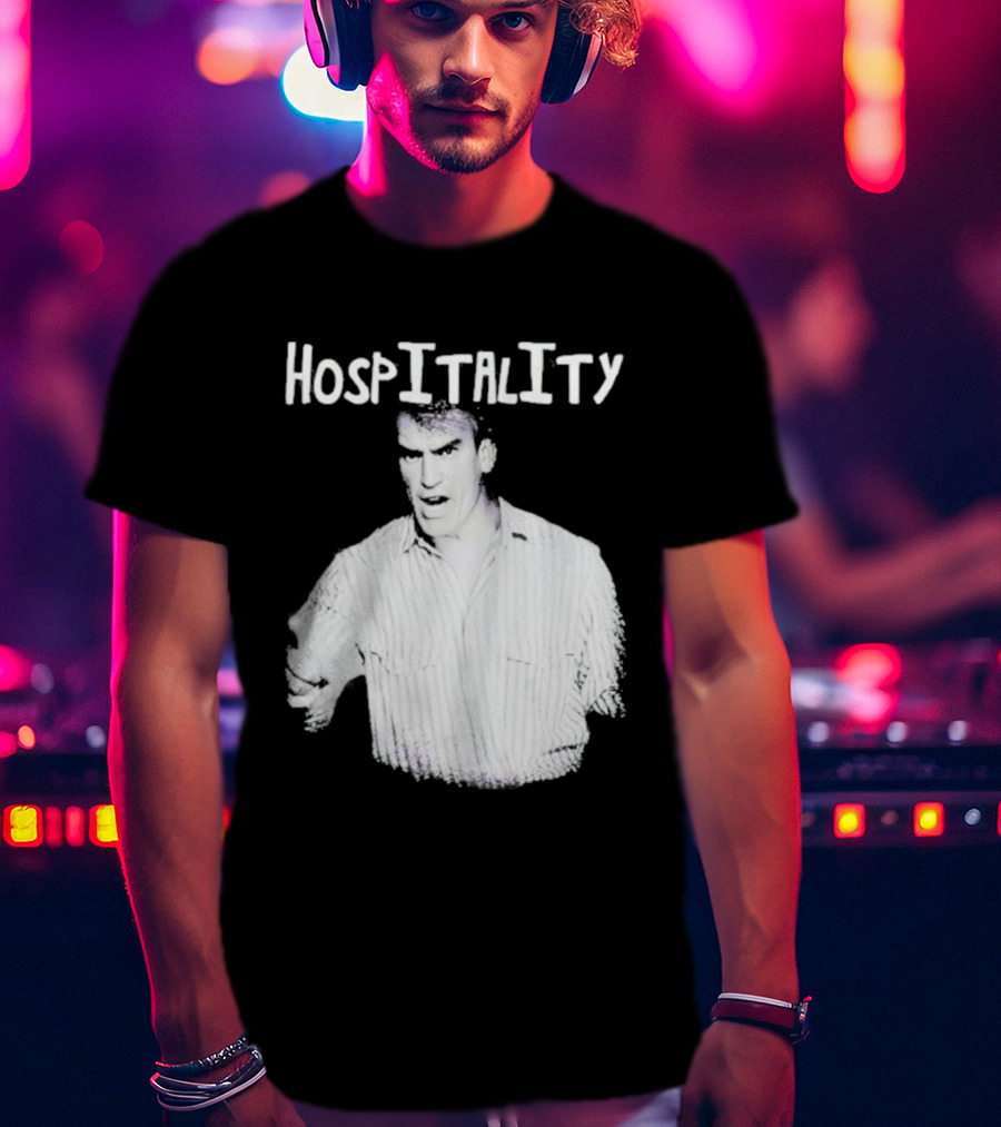 Hospitality Bootleg Striped Man T-Shirt