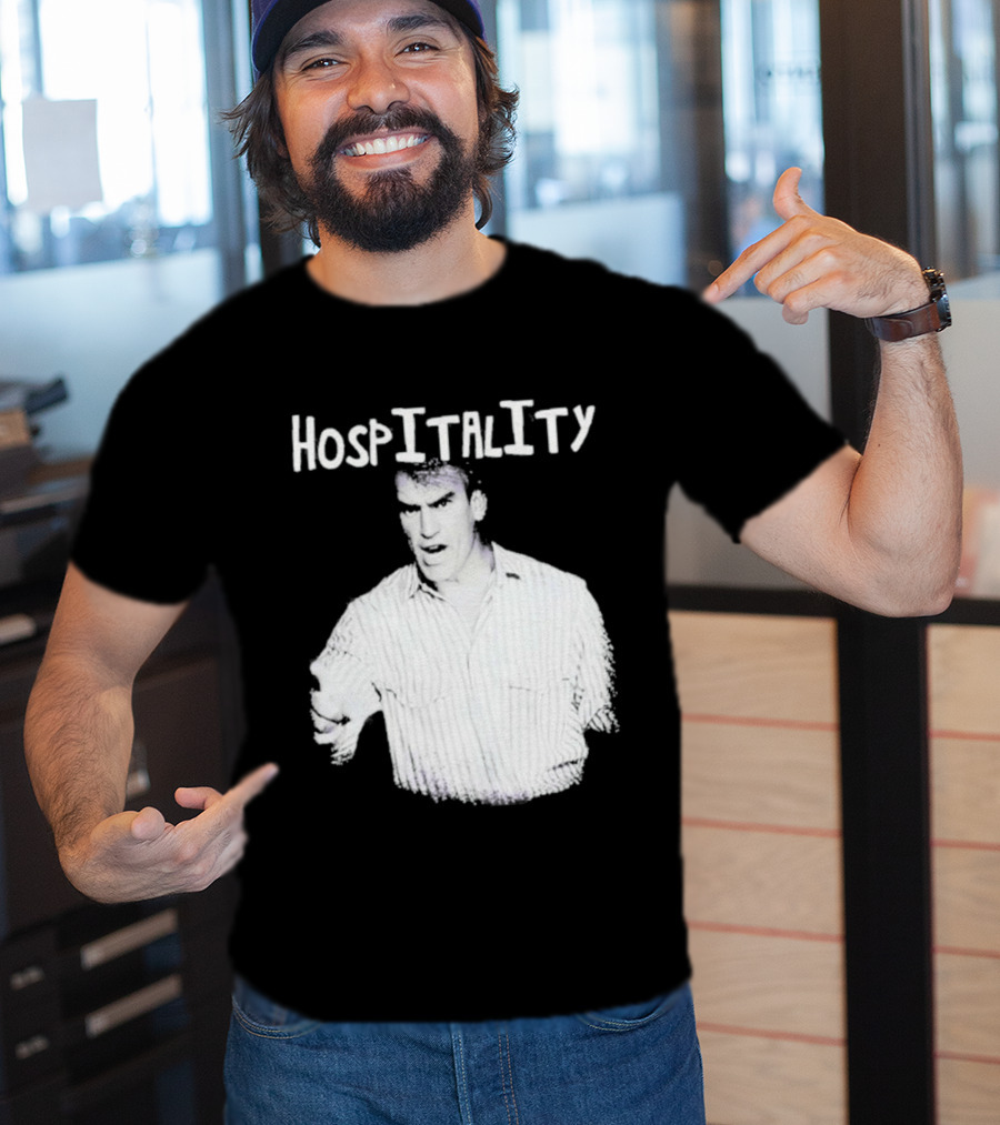 Hospitality Bootleg Striped Man T-Shirt