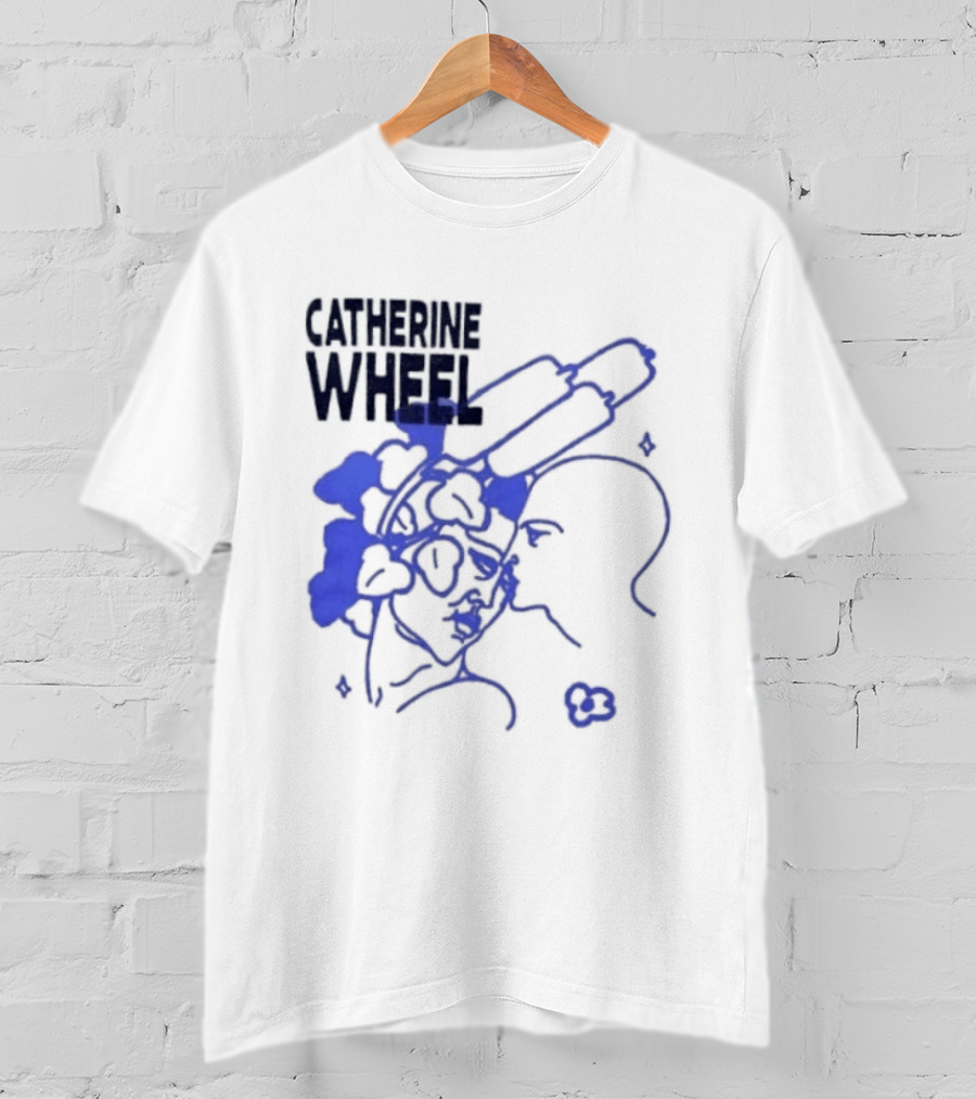 Catherine Wheel I Want To Walk On Air Alternative Rock Abstract Blue T-Shirt