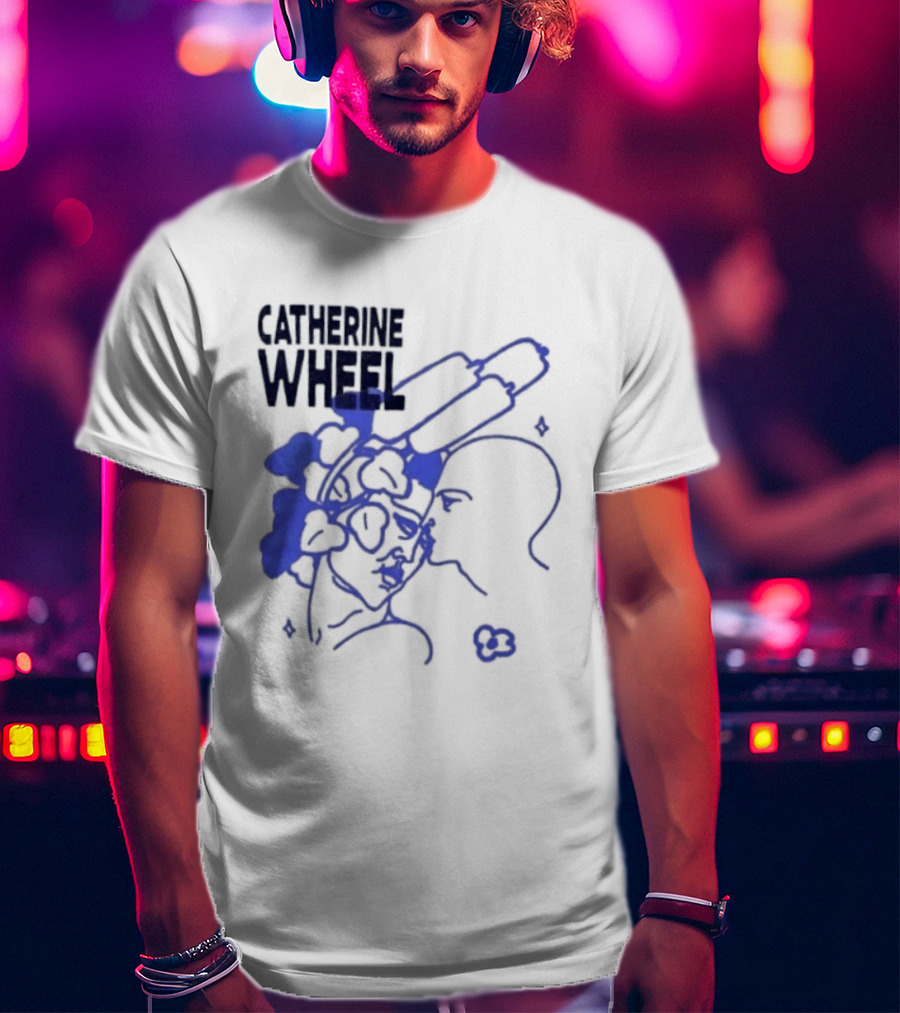 Catherine Wheel I Want To Walk On Air Alternative Rock Abstract Blue T-Shirt