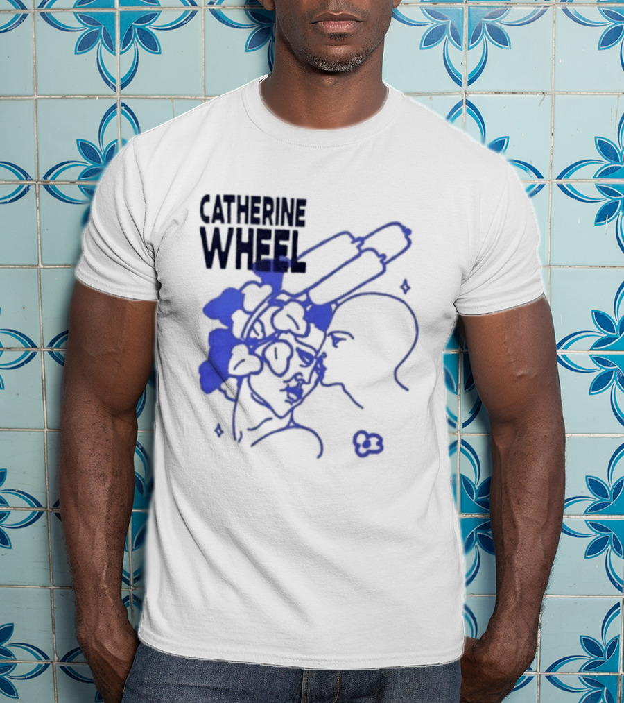 Catherine Wheel I Want To Walk On Air Alternative Rock Abstract Blue T-Shirt