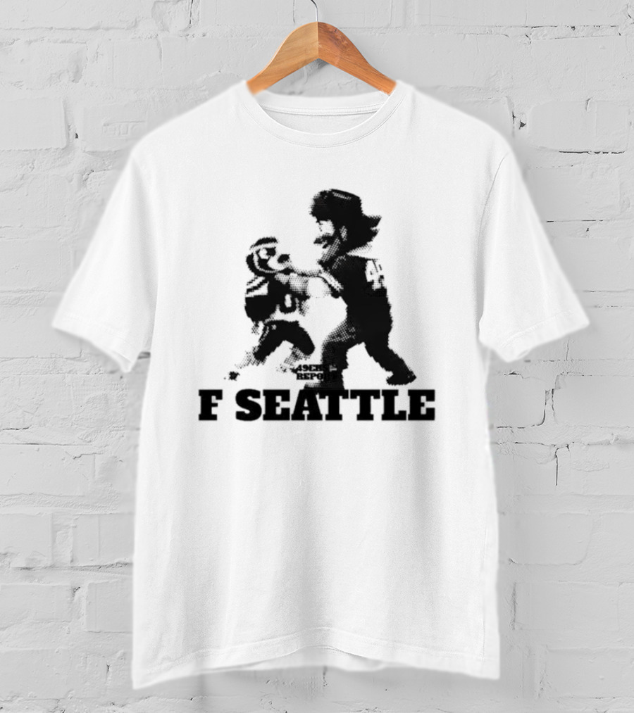 F Seattle 49ers Rivalry With Seattle Seahawks T-Shirt