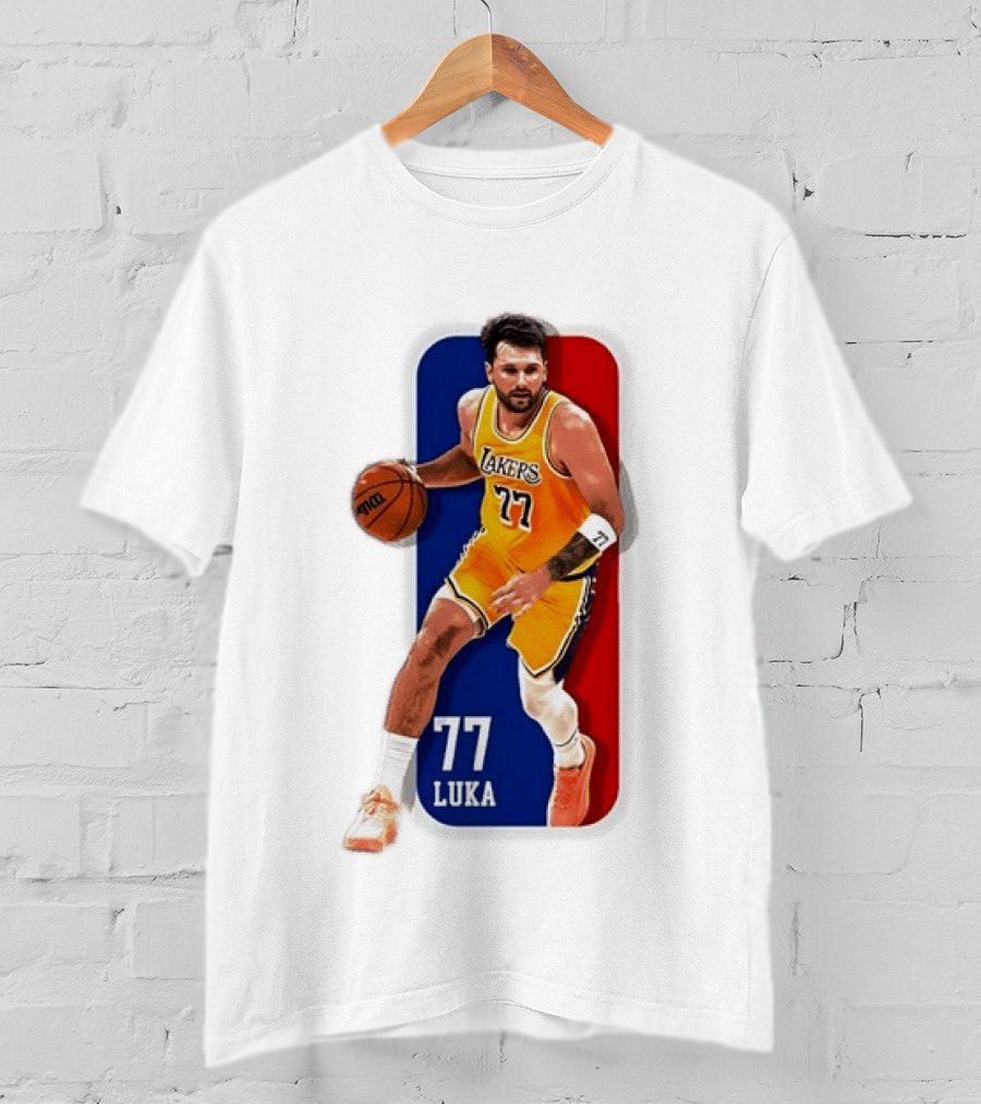 Luka 77 Los Angeles Lakers NBA Basketball Player T-Shirt