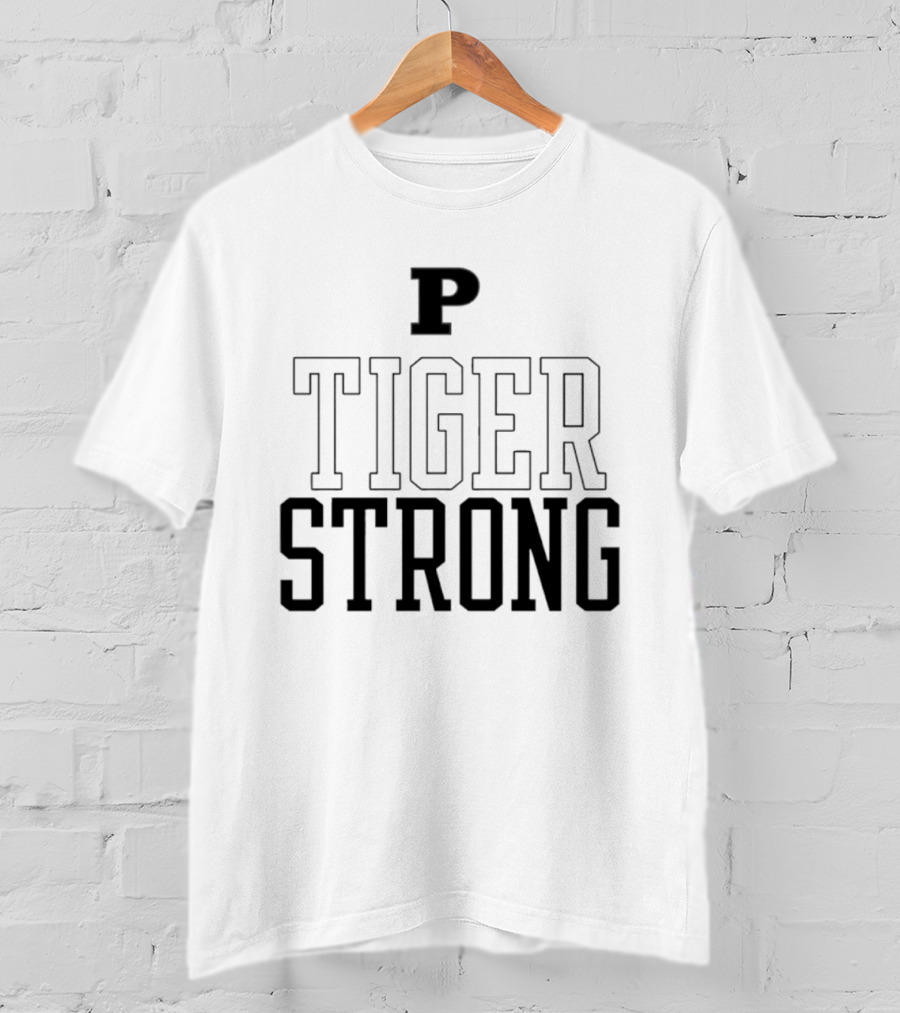 P Tiger Strong School Spirit Team Pride T-Shirt