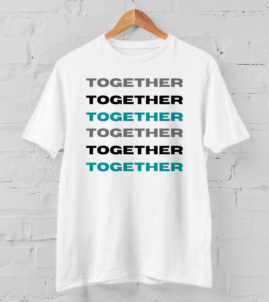 TOGETHER Repeated T-Shirt