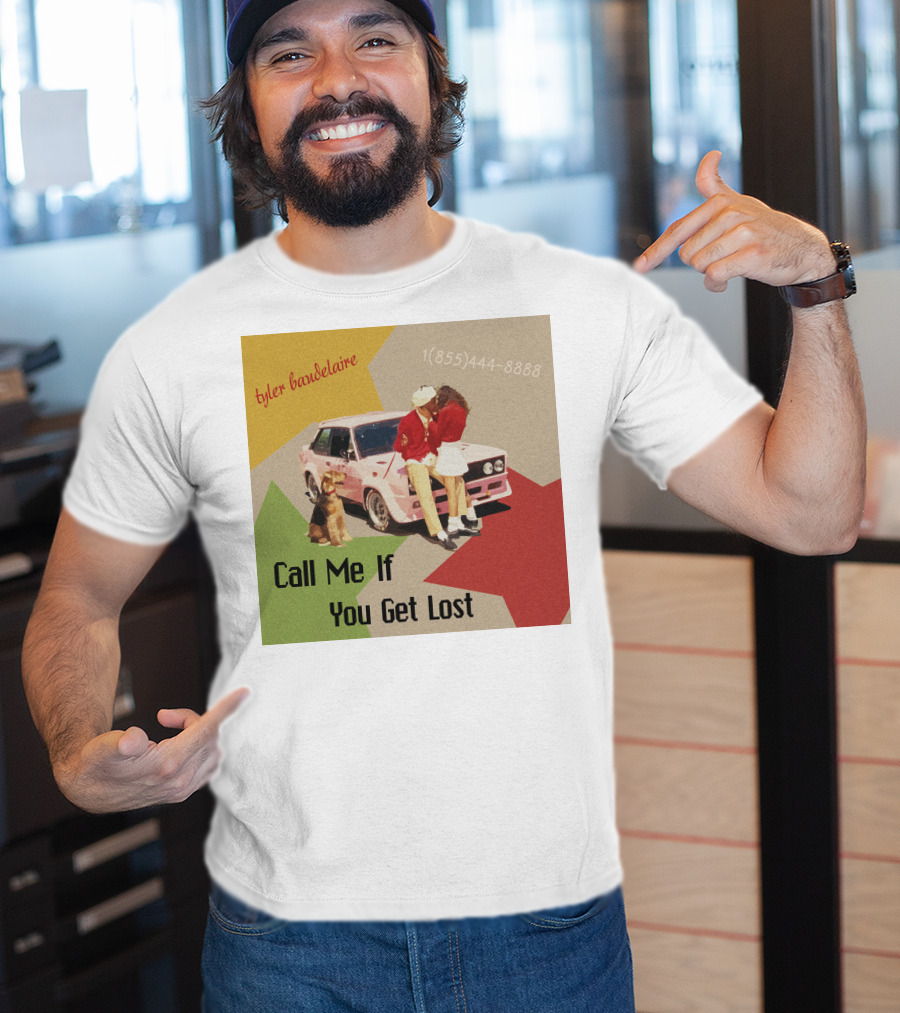 Tyler Baudelaire Call Me If You Get Lost 1(855)444-8888 T-Shirt