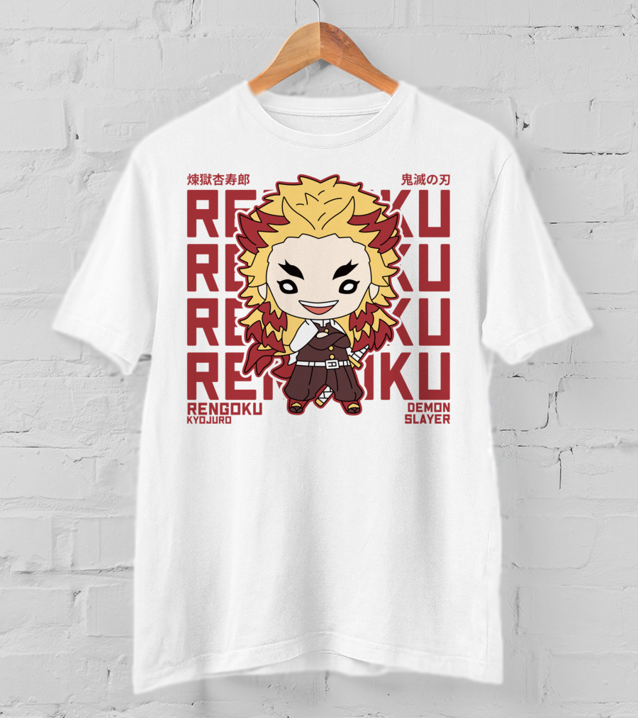 Rengoku Kyojuro Kimetsu No Yaiba Demon Slayer T-Shirt