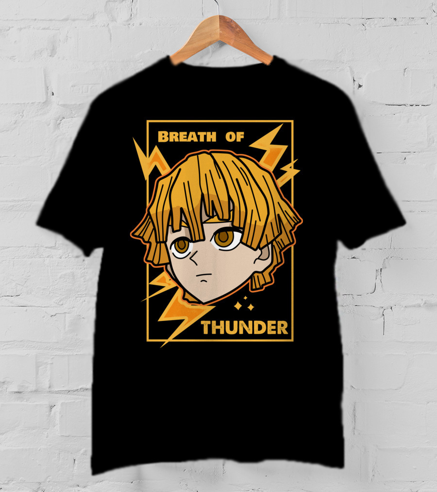 Breath Of Thunder Zenitsu Kimetsu No Yaiba Demon Slayer T-Shirt