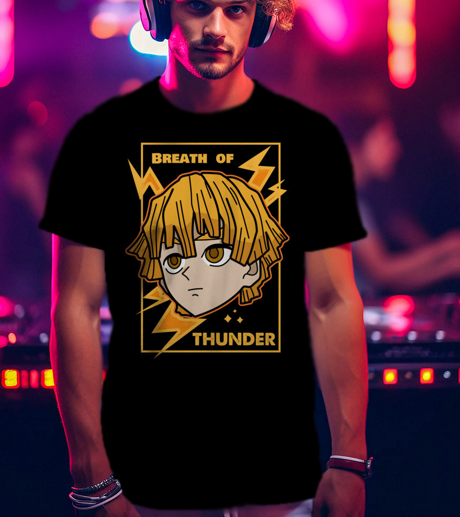 Breath Of Thunder Zenitsu Kimetsu No Yaiba Demon Slayer T-Shirt