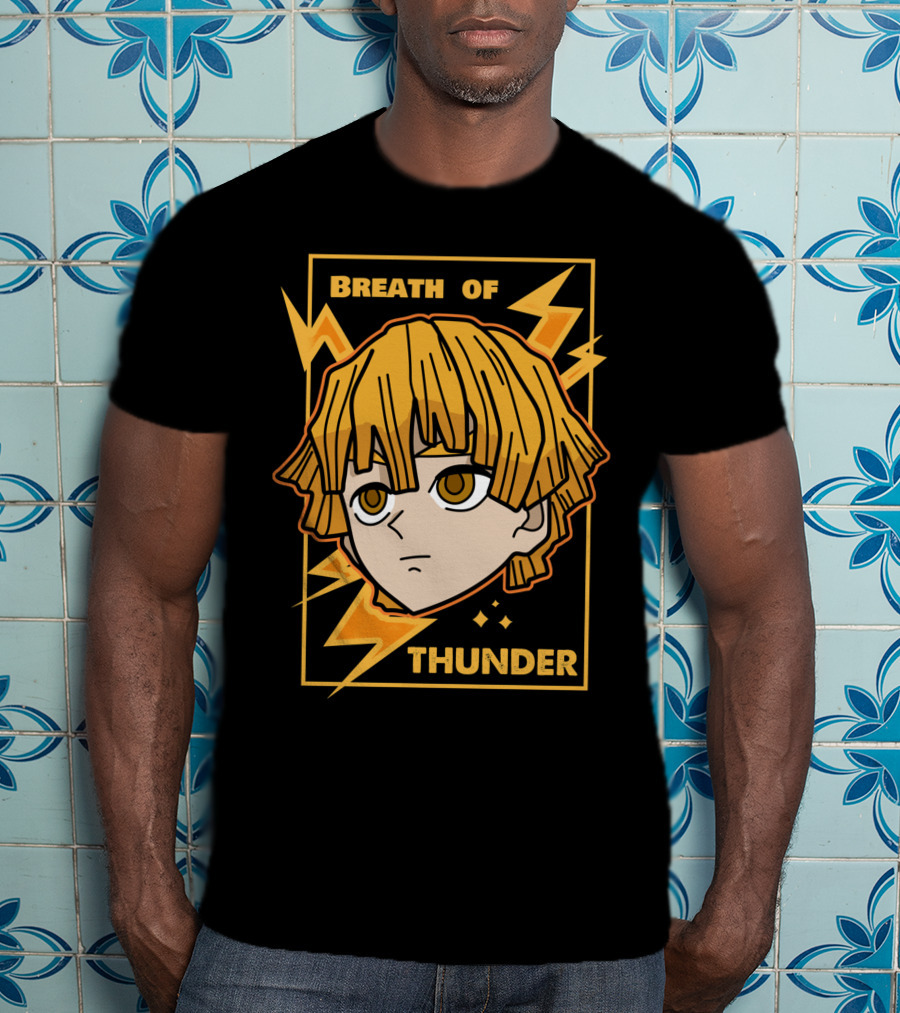 Breath Of Thunder Zenitsu Kimetsu No Yaiba Demon Slayer T-Shirt