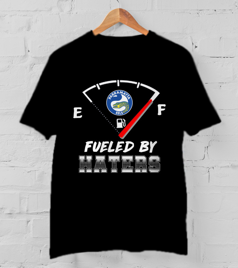 Parramatta Eels Fueled By Haters Fuel Gauge T-Shirt