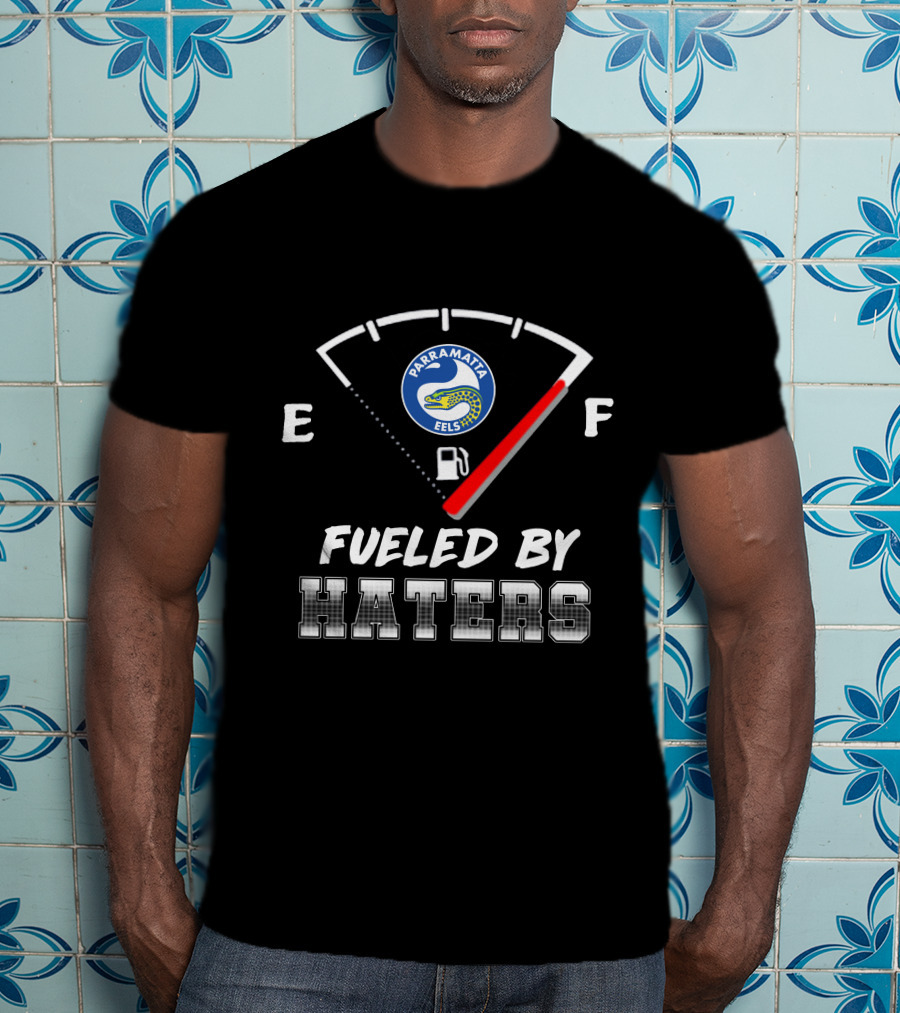 Parramatta Eels Fueled By Haters Fuel Gauge T-Shirt