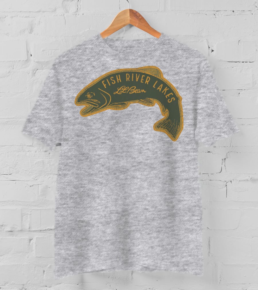 Fish River Lakes L.L.Bean Vintage Trout T-Shirt