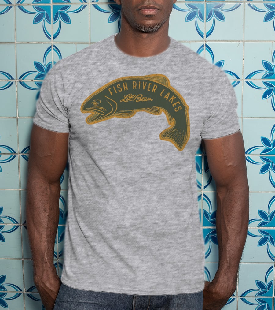 Fish River Lakes L.L.Bean Vintage Trout T-Shirt