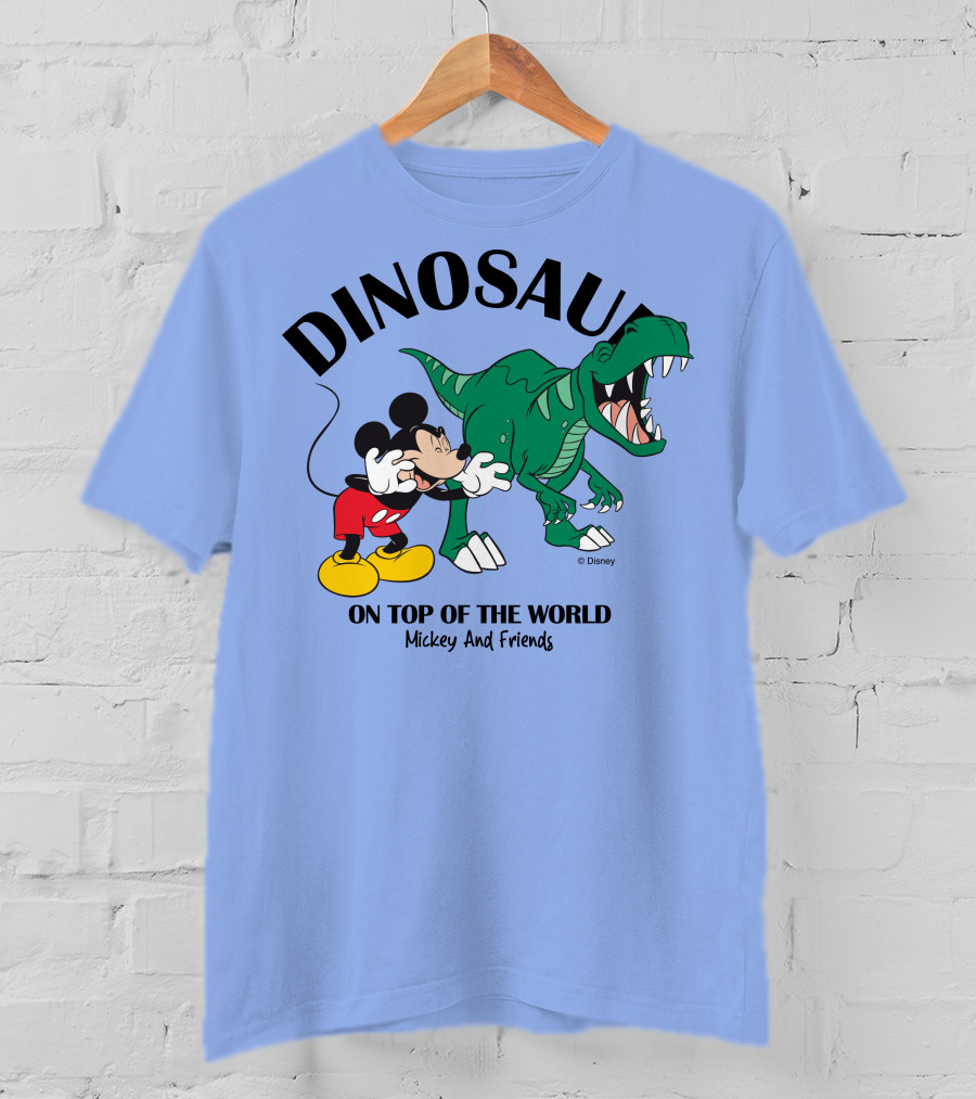 DINOSAUR On Top Of The World Mickey And Friends T-Shirt