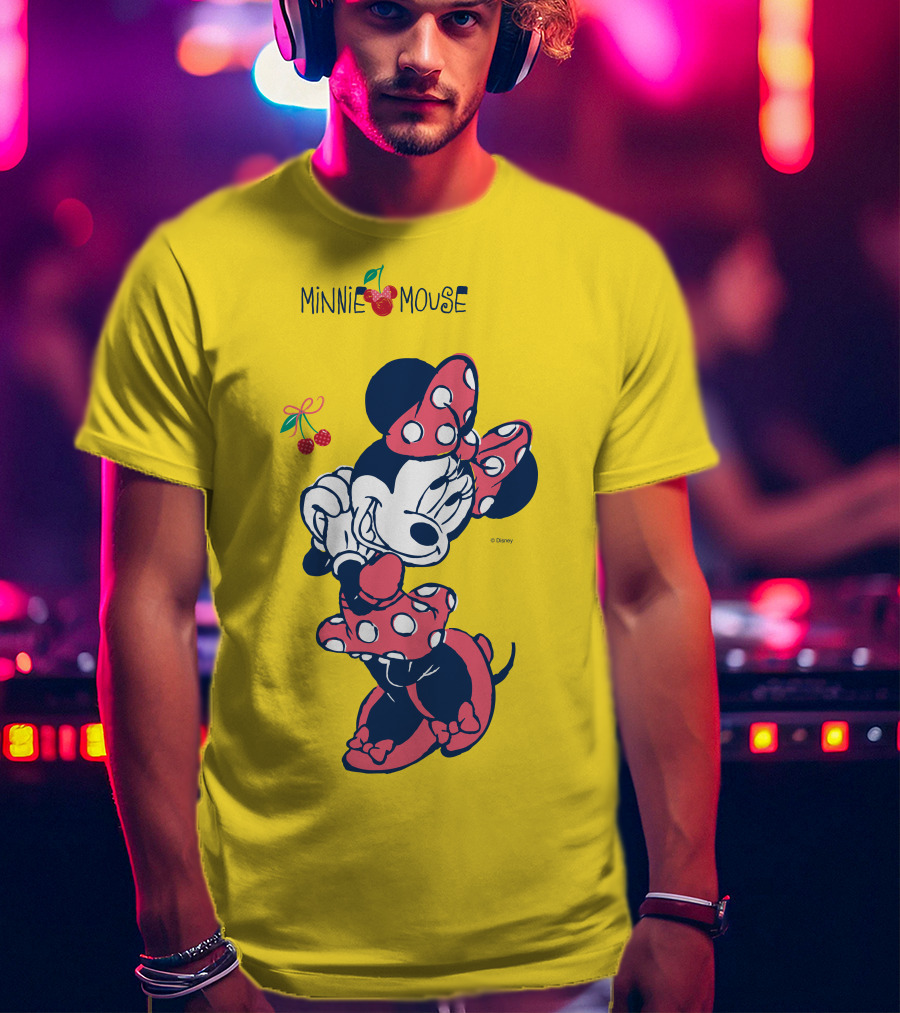 Minnie Mouse Disney Red Polka Dot Dress And Bow T-Shirt