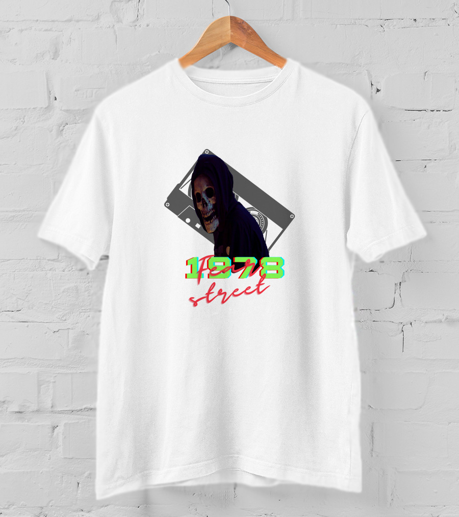 1978 Street Skull Mask Killer Halloween Movie Part 2 T-Shirt