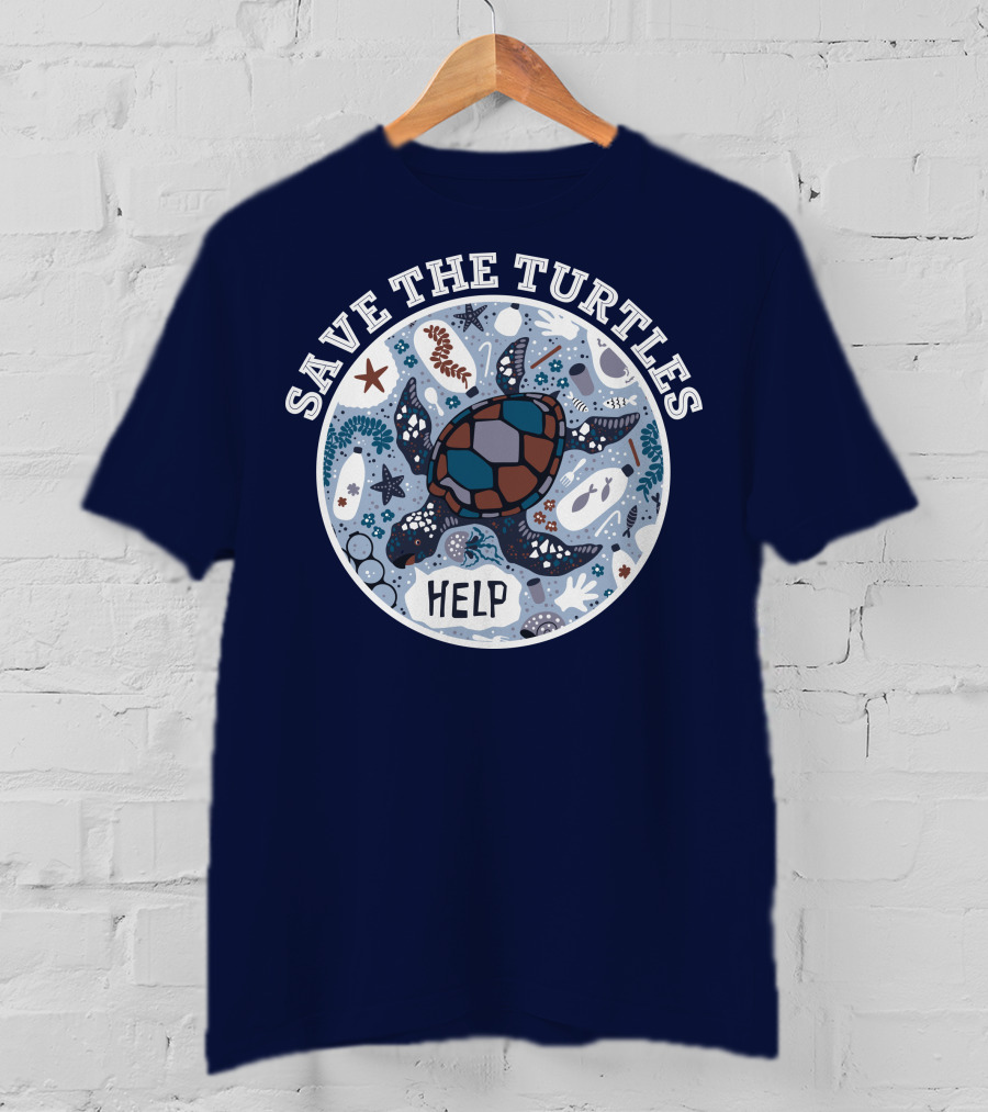 Save The Turtles Help Ocean Animal Rescue Campaign T-Shirt