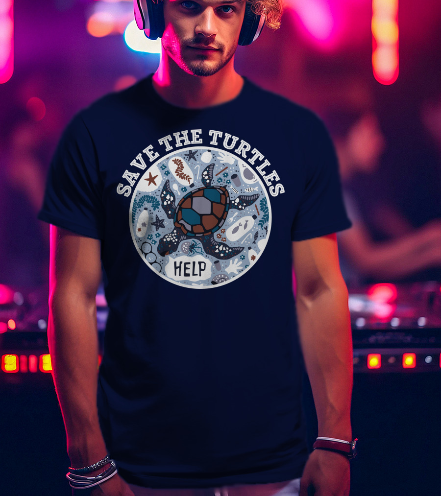 Save The Turtles Help Ocean Animal Rescue Campaign T-Shirt