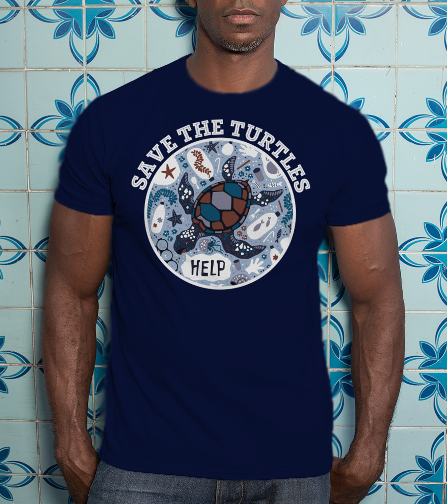 Save The Turtles Help Ocean Animal Rescue Campaign T-Shirt