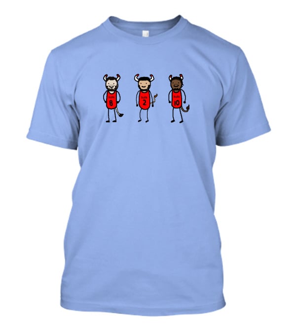 NBA Paint The Cattle Boys Zach Bovine Lonzo Bull Demoo DeRozan Bulls 8 2 10 T-Shirt